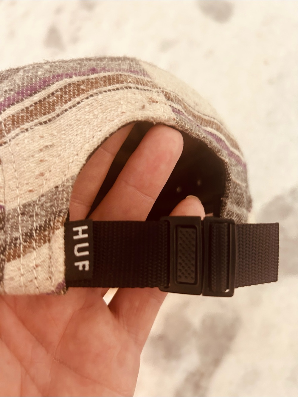 Men's Huf Worldwide 5 Panel Hat - Picture 3 of 4